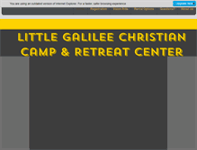 Tablet Screenshot of littlegalilee.com